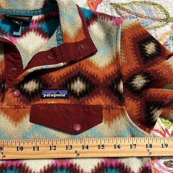 Patagonia XS Synchilla Snap T Fleece Pullover Timber Twist Aztec Southwest loved - Picture 8 of 9